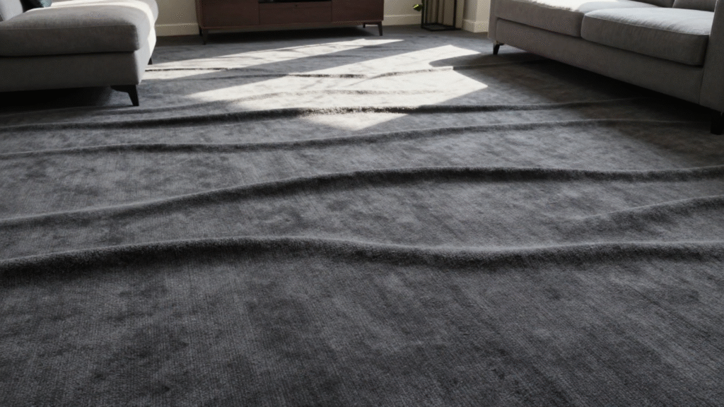 carpet buckling and wrinkling