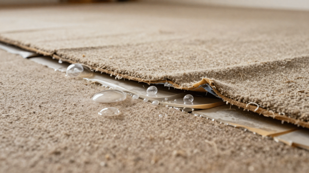 Moisture Damage Carpet