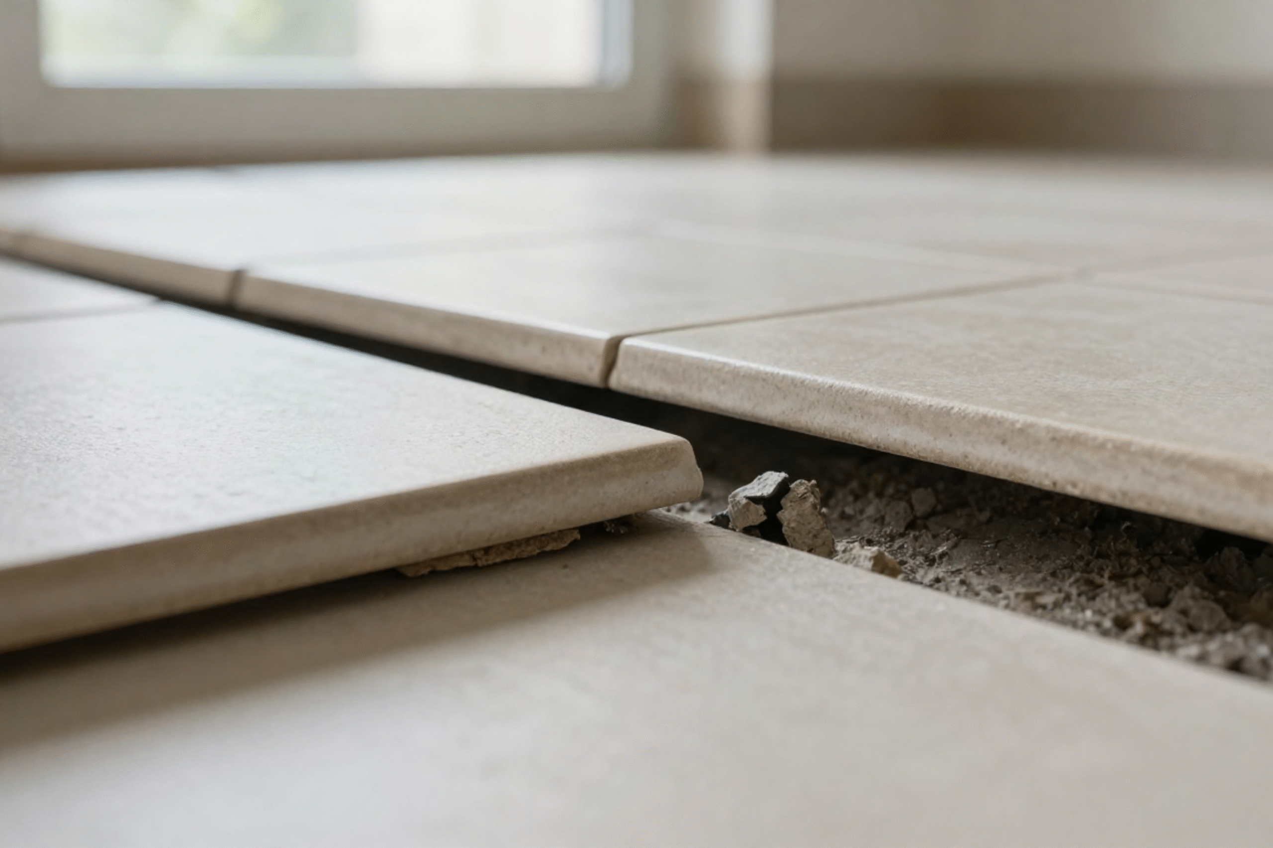 Tile tenting or lifting