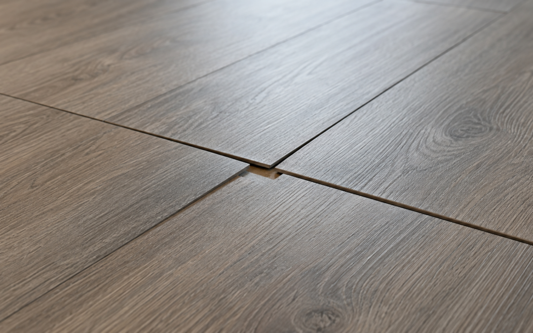 Gaps between vinyl plank flooring
