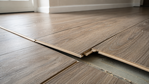 Click lock vinyl flooring