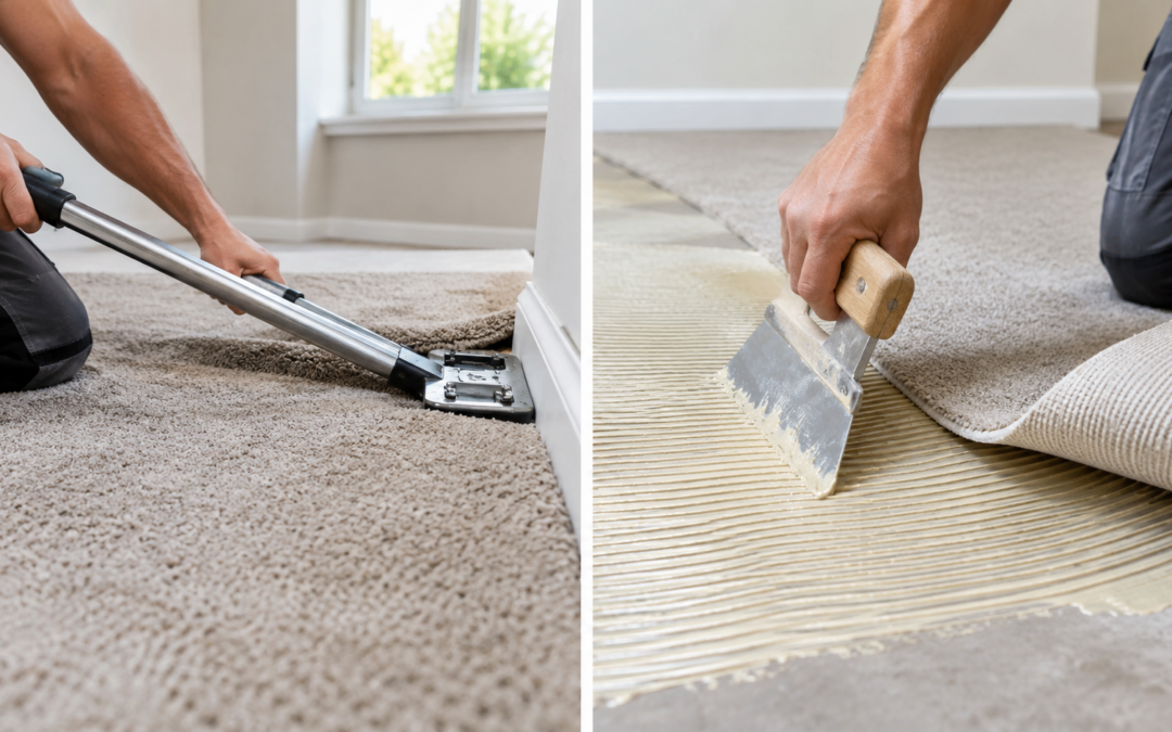 Stretch-In vs. Glue-Down Carpet